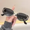 Gafas de Sol Retro Estilo Europeo y Americano Ojo de Gato con Acabado de Alta Gama, Efecto Adelgazante y Diseño Único de Metal para Hombres, Gafas con Forma de Papa Estilo Granero