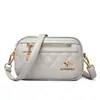 Bolsa Cruzada Pequeña Nueva de Otoño e Invierno Transfronteriza Estilo Caliente para Mujer Bolso de Hombro Único Bolso Cuadrado Pequeño Casual
