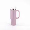 Copo de Carro com Alça 30oz Transfronteiriço Aço Inoxidável 304 Camada Dupla Isolado a Vácuo com Canudo Grande Capacidade Copo de Gelo