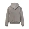 Roupas Masculinas Jiayiku 2026 Outono/Inverno Moletom com Forro de Lã de Estilo Funcional e Design Desconstruído, Moletom Pesado Lavado Estilo Americano