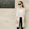 Moda Otoño e Invierno Chaleco de Mujer Chaleco de Traje de Longitud Media Delgado Adelgazante Estilo Coreano Chaleco sin Mangas
