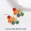 Colgante Tradicional Chapado en Oro para el Festival del Bote del Dragón Adorno de Goteo de Aceite Accesorios de Joyería Hechos a Mano DIY Adornos para Pulseras Cuentas Espaciadoras Chapadas en Oro Venta al por Mayor