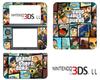 Adecuado para 3Dsxl 3Dsll Calcomanías y Pegatinas de Piel Nuevas Nueva Gran Tres Vieja Gran Tres Nueva Pequeña Tres