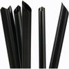 Pajita gruesa desechable para té de perlas 16.19cm/23cm empaquetada individualmente pajita puntiaguda blanca negra transparente