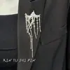 Broche de Borla de Fénix Retro Estilo Chino Nuevo, Diseño Fresco de Nicho con Estilo Nacional, Accesorios para Solapa de Abrigo y Traje