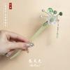 Estilo Antigo Hairpin Placa de Ácido Acético Simples Tassel Andar Diário Cabelo Han Roupas Acessórios Novo Estilo Chinês Roupas Antigas Mulheres Hairpin