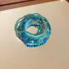 Accesorio de Vacaciones: Pulsera Multicolor de Cuentas de Cristal y Perlas de Arroz de Múltiples Capas, Joyería de Mano Bohemia Lujosa y de Alta Gama