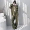Muzhen Silk 26º Aniversário Novo Estilo Minimalista Conjunto de Pijama de Algodão e Seda Camisa de Manga Longa Feminina Roupa de Casa Fina Respirável de Alta Qualidade