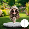 Colgante de Dibujos Animados de Amazon para Niñas, Decoración Genial Transfronteriza para Mochila, Popular Adorno Colgante para Coche