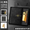 Set de regalo de cuaderno de negocios personalizable con impresión de logotipo, bloc de notas engrosado, cuaderno encuadernado en piel, libro de registro de reuniones
