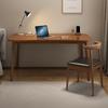 Escritorio de computadora, escritorio simple de madera maciza, escritorio de estudio en casa, escritorio de dormitorio, escritorio de estudiante, mesa pequeña simple