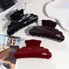 Pinza para el pelo de estilo coreano simple con diseño de mármol y degradado para recogidos en la nuca, Pinza de tiburón con encaje, Accesorio para el pelo Pinza para el pelo ovalada