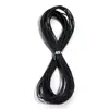 Cabeza Redonda de Cuerda de Cuero Capa Superior Cuerda Redonda Cuerda Plana Color Original DIY Hecho a Mano Material de Cuero Accesorios para Pulseras
