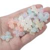 Acrílico cor mista flor de cerejeira pequeno ponto quebrado estrela de cinco pontas contas redondas pulseira colar DIY feito à mão joias com contas