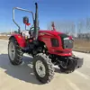 Trator Dongfeng 504 com Tração nas Quatro Rodas, Pequeno Trator Agrícola de Quatro Rodas para Terras Agrícolas Montanhosas e Colinosas, Adequado para Condições Secas e Úmidas