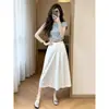 Preciosos Conjuntos de Estilo Coreano, un Set Completo de Vestidos para Mujer, Nuevos Modelos Verano 2026, Hermosos e Impresionantes Vestidos Largos Blancos