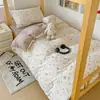 2025 Nuevo Conjunto de Cuatro Piezas de Algodón Arrugado para Cama de Dormitorio Estudiantil Estilo Ins Juego de Cama para el Hogar Sábanas Funda de Edredón Ropa de Cama Conjunto de Cuatro Piezas