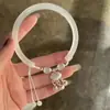 Pulseira com Pingente de Sino e Tassel Lock de Paz Design de Nicho Meia Pulseira Estilo Chinês Versátil Ajustável Presente para Namorada Pulseira