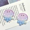 Accesorios de Serie Oceánica Creativa de Acrílico Grande Delfín Estrella de Mar Broche Pin para el Cabello DIY Pegatina para Refrigerador