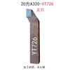 Herramienta de torneado para soldadura 20 cuadrado 90 grados 45 grados cortador redondo exterior cortador cortador de roscas cortador de mandrinar YS8YT726 cortador de torno ordinario