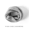 Cachecol de Cashmere 2026 Outono/Inverno Novo Feminino Quente com Furos Protetor de Pescoço Espesso Gola de Tricô para Pescoço Cobertura para Cabeça