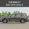 Adequado para BMW X7 Defletor de Chuva e Chuva para Janela Lateral BMW X7 G07 2019 + Quebra-vento