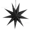 Suministro Listo de Estrellas de Papel de Nueve Puntas de 30 cm Colgantes, Decoraciones para Fiestas Navideñas, Decoraciones para Ventanas de Centros Comerciales de Jardín de Infancia