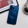 Adequado para Capa de Celular Iphone17, Sucção Magnética, Apple 15Promax, Acabamento Fosco Tipo Pele, 14 Vem com Película para Lente, 16 Capa Macia