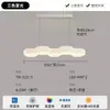 Luminária de Sala de Estar Espectro Completo Iluminação Protetora para os Olhos Luminária Simples Moderna em Formato de Tira Luminária de Teto LED Criativa Personalizada Nova