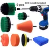 Taladro Eléctrico Cepillo Universal para Piso Cepillo Eléctrico de Limpieza Cabezal de Cepillo para Limpieza de Azulejos Baño Coche Plástico Nuevo