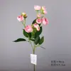 Flor Artificial Burbuja Brumosa Camelia Multicabeza Escena de Boda Tallo Único Rosa Pequeña Prop para Fotografía en Casa Camelia Artificial