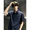 7LinksLight Gaze de Oxigênio Senso de Design Verão Solto Casual Versátil Top Camisa de Manga Curta de Alta Qualidade