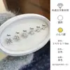 Brinco Stud Osso da Orelha em Aço Titânio 316L com Zircônia, Design Redondo Oito Corações e Oito Flechas, Brinco Totalmente em Aço Titânio, Stud Osso da Orelha Hozi, Stud Osso da Orelha Piercing