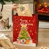 Saco de Presente de Natal Sacola de Presente de Natal Saco de Presente de Papelão Rígido Espesso Fofo Saco de Papel para Armazenamento
