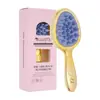 Juwemei Cepillo para Champú de Mango Largo con Dientes Dobles Peine para Champú Peine Masajeador del Cuero Cabelludo Antiestático Cepillo de Limpieza para Baño del Hogar