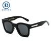 Defeng 18030 Gafas de sol de moda de montura grande europea y americana gafas retro para hombre gafas de sol para mujer transfronterizas