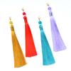 15cm cloisonne borla estilo antigo hanfu marcador pequeno pingente marcador U disco borla chaveiro cordão borla borla