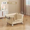 Estante de almacenamiento para cocina, cesta de almacenamiento multicapa con apertura grande, estante apilable para verduras, carrito de almacenamiento con ruedas