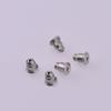 304 Aço Inoxidável Bala Ear Plug Tampões de Ouvido Orelha Banhado a Ouro Real Anti-drop Brincos Plug Traseiro DIY Acessórios de Jóias