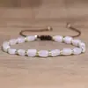 Pulsera de piedra natural ojo de tigre y amatista de venta caliente transfronteriza para mujer, joyería de lujo ligero de moda, pulsera unisex hecha a mano al por mayor