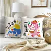 Funda de Cojín Impresa por Ambos Lados Zodiaco Año Nuevo 2026 Año del Caballo Decoración del Hogar Cojín Funda de Cojín de Mesita de Noche Personalizada