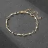 Nuevo accesorio de moda de alta venta transfronteriza AliExpress Amazon, pulsera de cristal colorida elegante para mujer, combina con todo