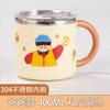Taza de Café Aislada de Doble Capa para Regalo con Asa Removible, Creativa Taza de Acero Inoxidable 304 de Aspecto Elegante con Tapa