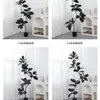 Árvore da Borracha Grande Planta Verde Artificial para Sala de Estar, Decoração de Chão ao Lado do Rack da TV, Planta Falsa, Luxo Leve de Alta Qualidade