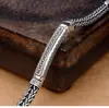 Pulsera Diseño Retro Nicho Quilla Patrón Ping An Tejida para Hombre Moderna Cadena para Hombre y Mujer Nueva Directo de Fábrica