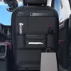 Rack de Armazenamento para Encosto de Banco de Carro, Bolsa de Armazenamento para Encosto de Banco, Mesa Dobrável para Banco Traseiro de Carro para Crianças, Pequena Mesa para Encosto de Banco de Carro Montada para a Fileira Traseira