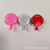 Hebilla retráctil transparente para exteriores de color sólido, tirador de hebilla retráctil, portatarjetas de identificación, multifuncional, tarjeta de identificación, portátil