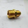 Adaptador de Rosca Fina de Cuatro Puntos 22 mm Rosca Macho a Rosca Gruesa de Cuatro Puntos 20.5 mm Rosca Macho para Conexión de Tubería de Agua, Conector de Conversión de Cobre