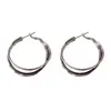 Pendientes de Aro de Múltiples Capas con Goteo de Aceite Transfronterizos de Amazon para Mujer, Elegantes y con Estilo, Retro Simple y Pendientes Grandes al por Mayor
