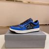 Estación Europea zapatos de hombre otoño nuevo retro moda Deportivos metal cuero versátil Verde zapatillas casuales zapatos blancos